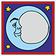 22 - Espejo decorado: Luna