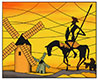 Vidriera retroiluminada 'Don Quijote'